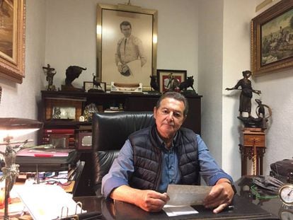 Pepe Luis Segura, en su despacho sevillano.