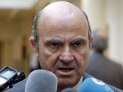  El ministro de Econom&iacute;a, Luis de Guindos.