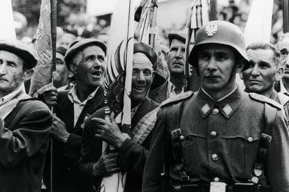 Fotografía de Francisco Ontañón tomada en Pamplona en 1961