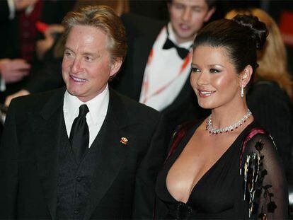 Catherine Zeta-Jones y Michael Douglas.