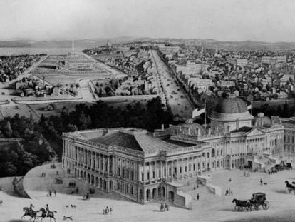 Vista de Washington en 1852. 