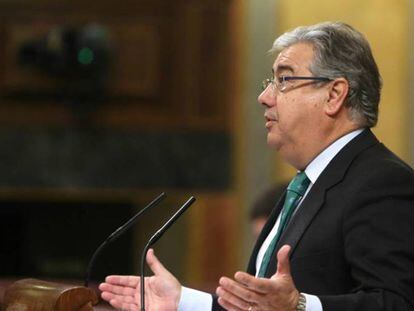 Juan Ignacio Zoido en el Congreso de los Diputados.