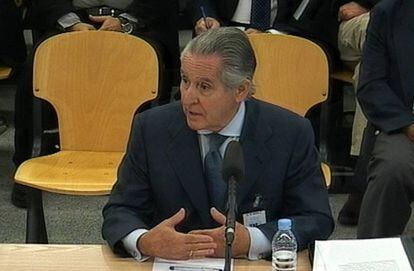 Miguel Blesa a l'Audiència Nacional pel judici de les 'targetes black'.