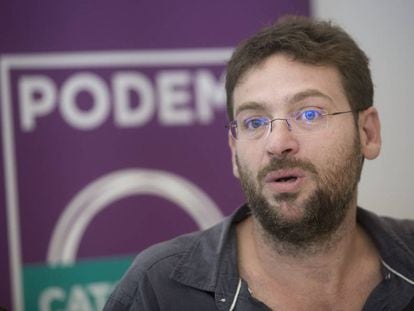 Albano Dante Fachin, secretari general de Podem Catalunya.