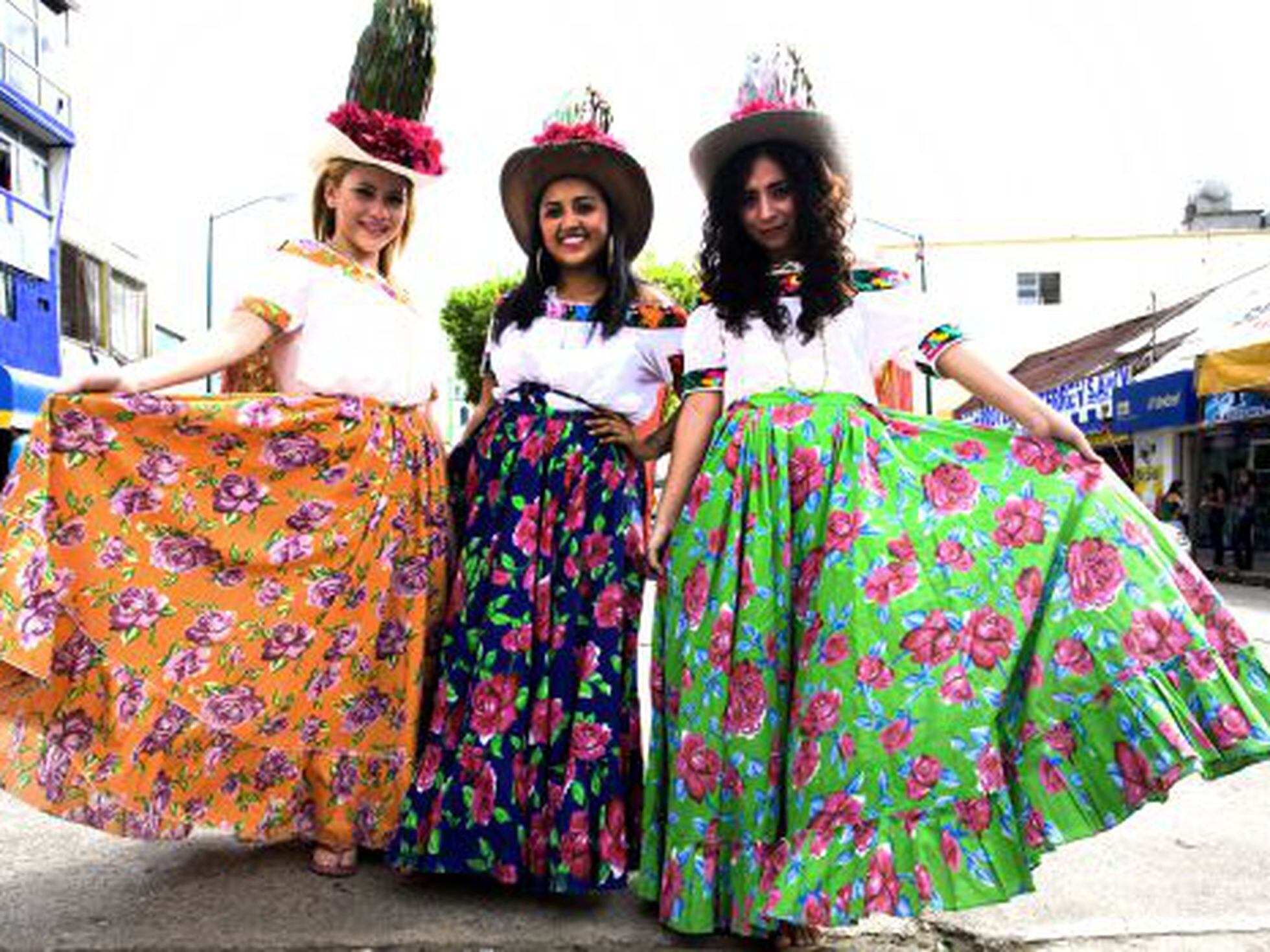 Faldas Largas Floreadas Fiesta Largo