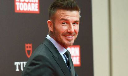 David Beckham, el pasado lunes en Madrid.