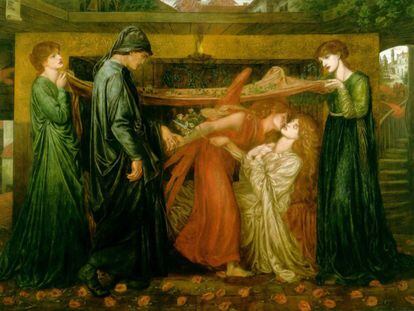 Dante Gabriel Rossetti, &#39;The Dante´s Dream&#39;, 1871