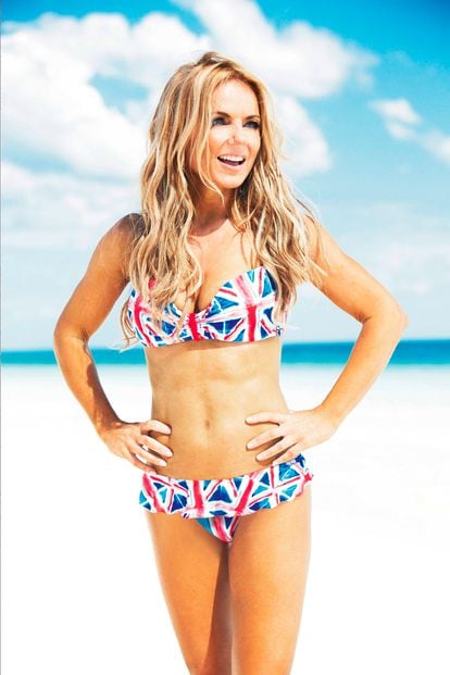 Bikini británico: Geri Halliwell lanzó esta primavera una línea de bikinis inspirados en la Union Jack. Todo muy ella misma en 1997. La realidad es que la bandera británica está muy de moda en el verano del Jubileo y de los Juegos Olímpicos.
