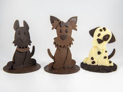 Figures de xocolata del Gremi de Pastisseria de Barcelona.
