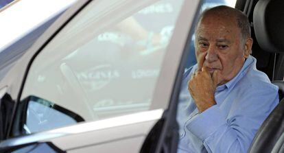 Amancio Ortega, fundador y primer accionista de Inditex, en una imagen de 2016 en Arteixo (Galicia).