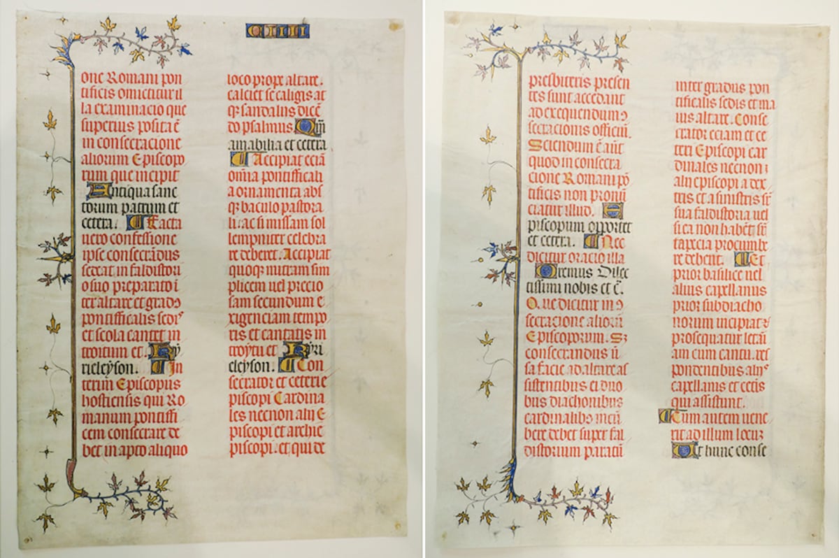 Un coleccionista holandés ha vendido un folio de un códice a la biblioteca de Sevilla de donde desapareció |  Cultura