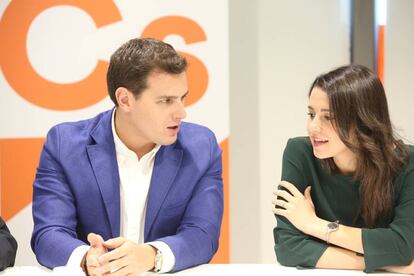 Albert Rivera e In&eacute;s Arrimadas. 