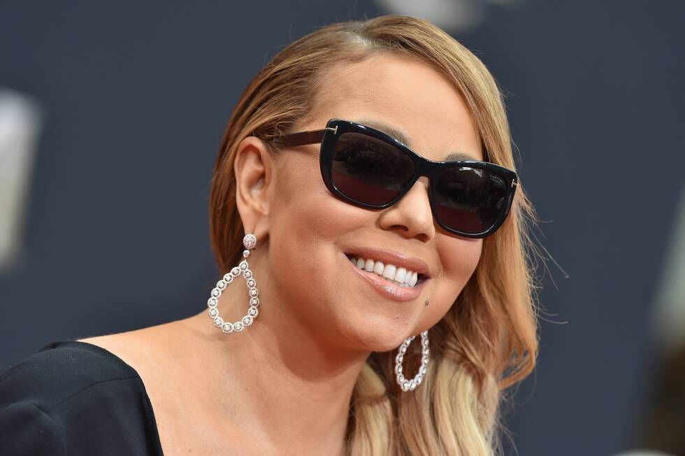 Mariah Carey durante el evento en el Teatro Chino de Grauman donde dejó sus huellas grabadas en el cemento el pasado 1 de noviembre