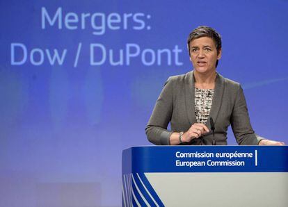 La comisaria europea de Competencia Margrethe Vestager 