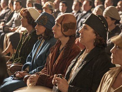 Pilar López Arnaiz, Macarena García, Cecilia Freire y Ana Wagener, en el octavo capítulo de 'La otra mirada'.