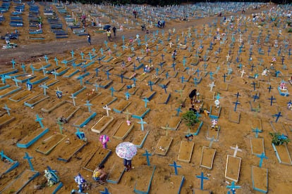 El cementerio de Nossa Senhora Aparecida en Manaus, Brasil.