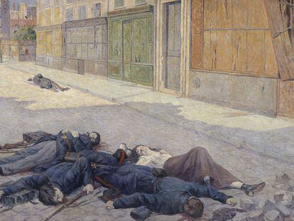 'Calle de París en mayo de 1871', Maximilien Luce (Museo de Orsay)