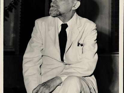 Juan Ramón Jiménez, retratado en 1952.