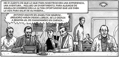 El cómic 'Nieve en los bolsillos', de Kim Aubert.