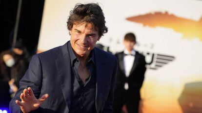 Tom Cruise, en el estreno en Japón de la película 'Top Gun: Maverick'.