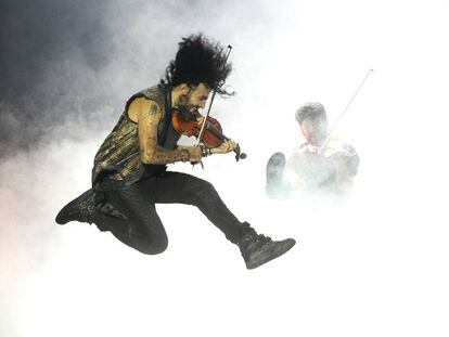 Malikian durante su concierto en el Festival Cervantino