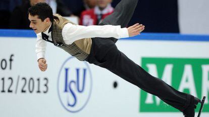 Javier Fernández, en la final del Grand Prix en Sochi.