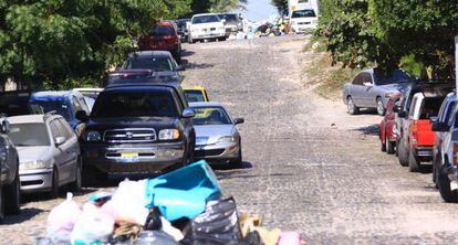 Basura acumulada en las calles de Puerto Vallarta, en 2013.