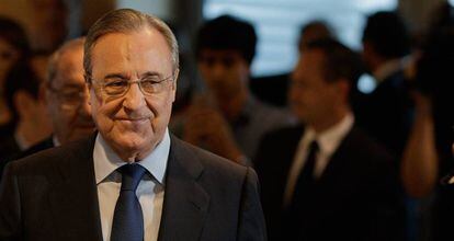El presidente de ACS y del Real Madrid, Florentino Pérez.
