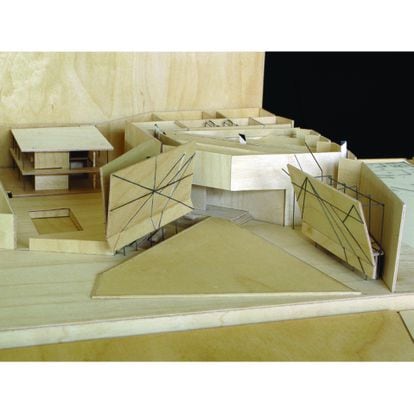 One of the models made by the architect Frida Escobedo's studio during the remodeling of 'La Tallera'