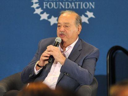 Carlos Slim, en un foro celebrado en Miami la semana pasada. 