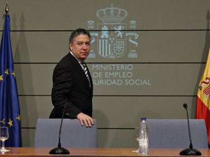 El secretario de Estado de Seguridad Social, Tom&aacute;s Burgos.