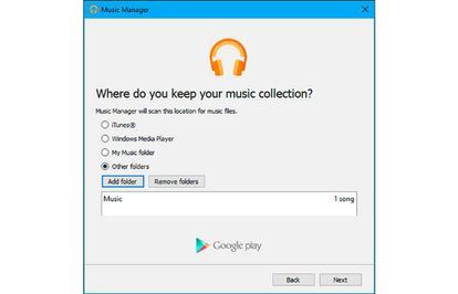 Gestor de subida de música a Google Music.