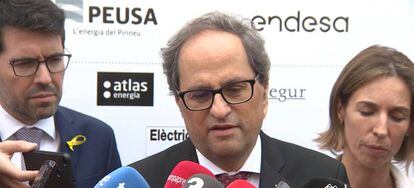 El presidente de la Generalitat de Catalunya, Quim Torra.