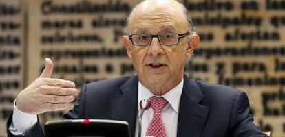 El ministro de Hacienda y Función Pública, Cristóbal Montoro.