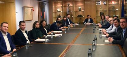 Reunión celebrada hoy en el CSD