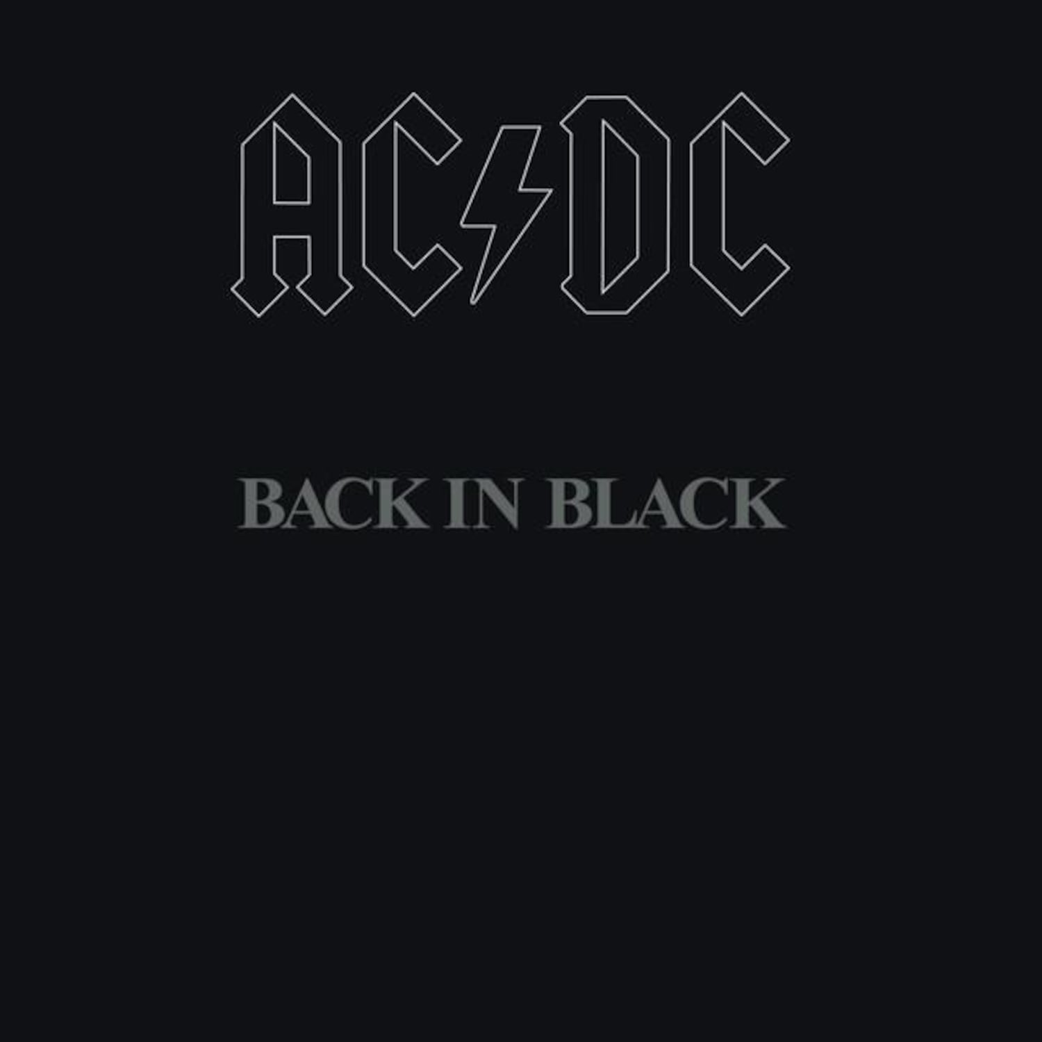 Portada del disco 'Back In Black'.