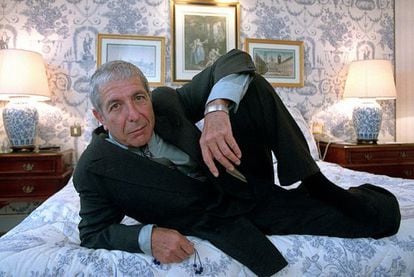 Leonard Cohen, en un retrato tomado en Madrid en 2001