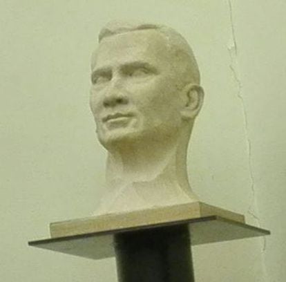 Bust de Felip VI de l'Ajuntament de Terrassa.