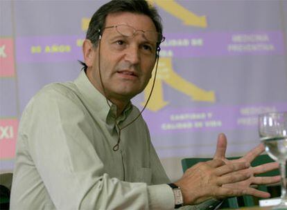 Carlos Martínez, durante su intervención en un curso de la UAM/EL PAÍS en Alameda del Valle.