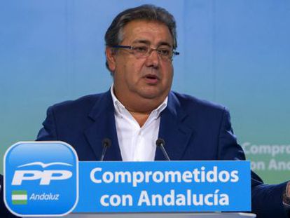 El presidente del PP de Andalucía, Juan Ignacio Zoido.
