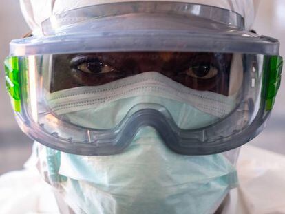 Samuel, trabajador sanitario en la emergencia del ébola en República Democrática del Congo.