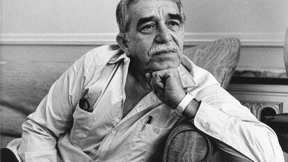 El escritor colombiano Gabriel García Márquez, el 1 de septiembre de 1990.