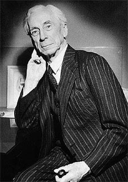 Bertrand Russell, en una imagen tomada en Nueva York.