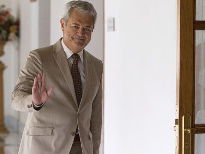 Francisco Vallejo, antes de la comparecencia en la comisión de investigación en los ERE.