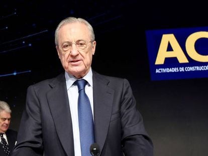 El presidente de ACS, Florentino Pérez.