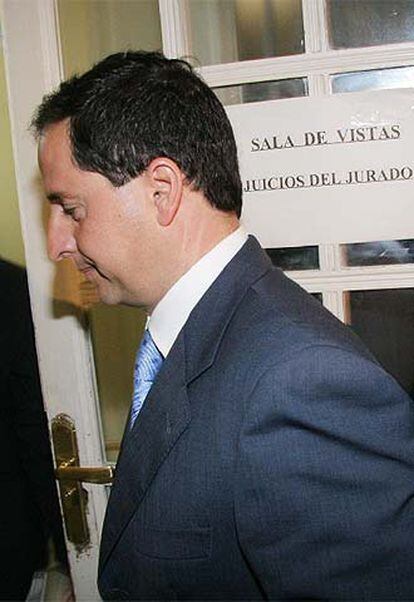 Carlos Fernández, en los juzgados de Málaga el pasado día 22.