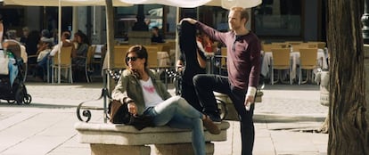 Lucía Jiménez y Fernando Ramallo, en 'Casi 40'.