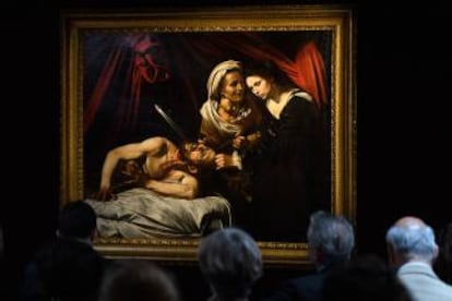 La obra de Caravaggio, 'Judith y Holofernes'.