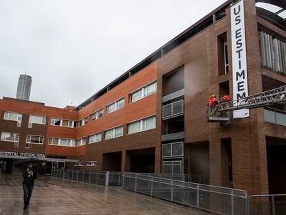 El hospital de Igualada, el pasado mes de marzo.