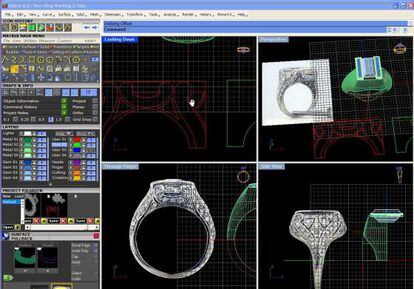 Gemvision, programa dedicado al dise&ntilde;o de joyas